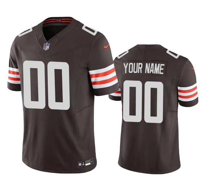 Men & Women & Youth Cleveland Browns Active Player Custom Brown 2023 F.U.S.E. Vapor Untouchable Limited Stitched Jersey
